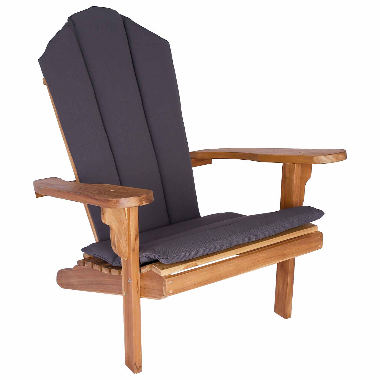 Garten-adirondack-stuhl Natur Massivholz Teak Vidaxl