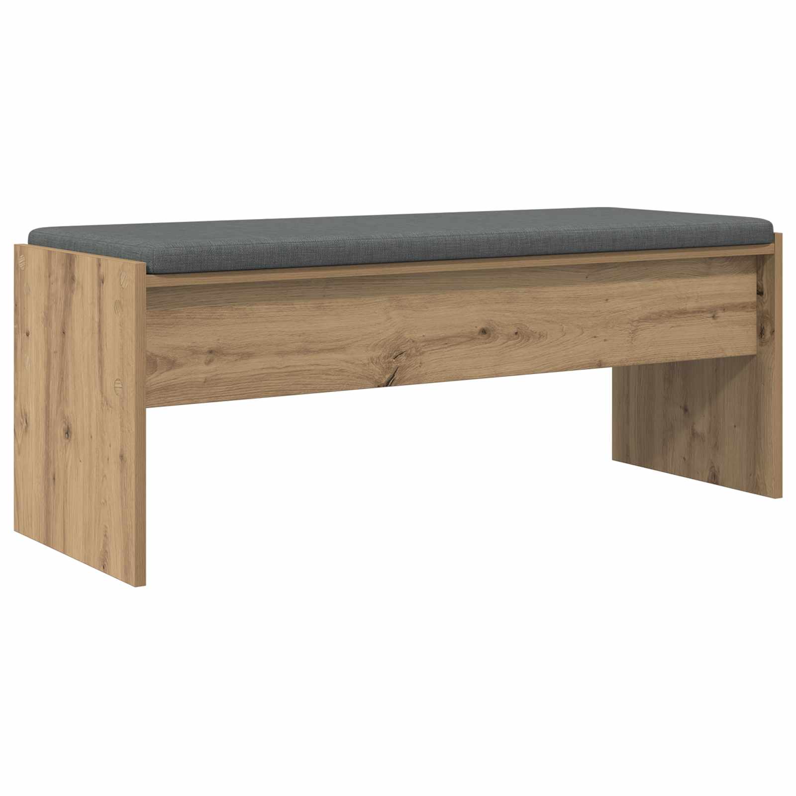 Schuhbank Mit Kissen Artisan-eiche 103 X 38 X 40 Cm Vidaxl