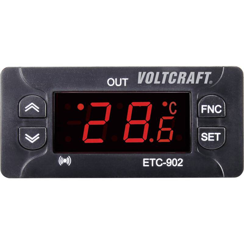 [gebraucht] B-ware Voltcraft Temperaturregler Etc-902 230v Ac -30 Bis 99°c Relais 10a Ntc 2m Kabel