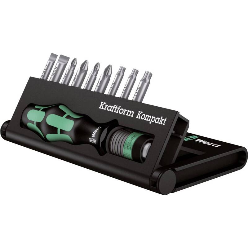 [neuwertig] B-ware Wera Bit-set Kraftform Kompakt 10 05056653001 10-teilig Schlitz Kreuzschlitz