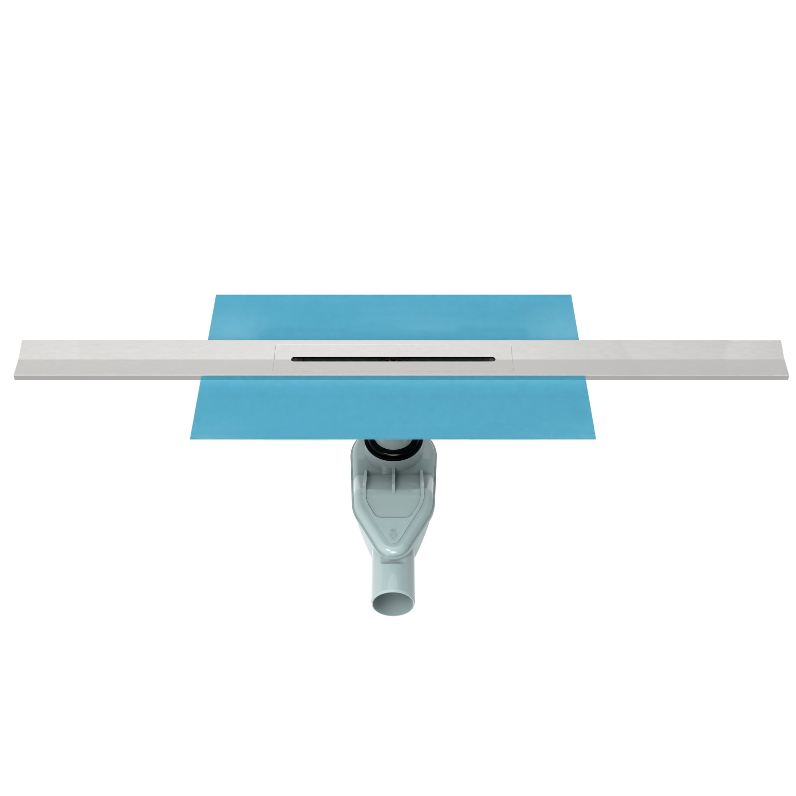 Witen&nock Duschrinne 90 Cm Komplettset Kürzbare Ablaufrinne 60-90 Cm 360°siphon Dn40/dn50 Für Bodengleiche Duschen