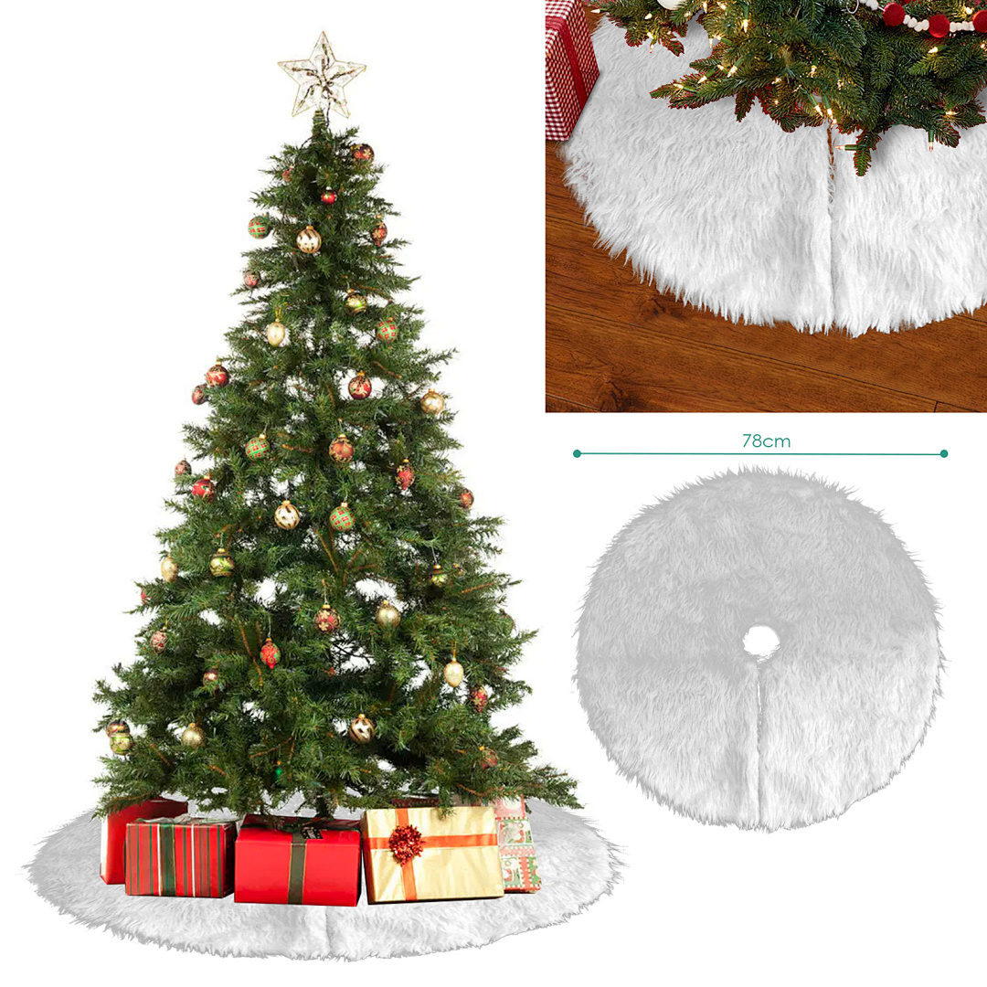 Wolketon Weihnachtsbaumdecke Christbaumdecke 78cm Christbaumunterlage Weihnachten