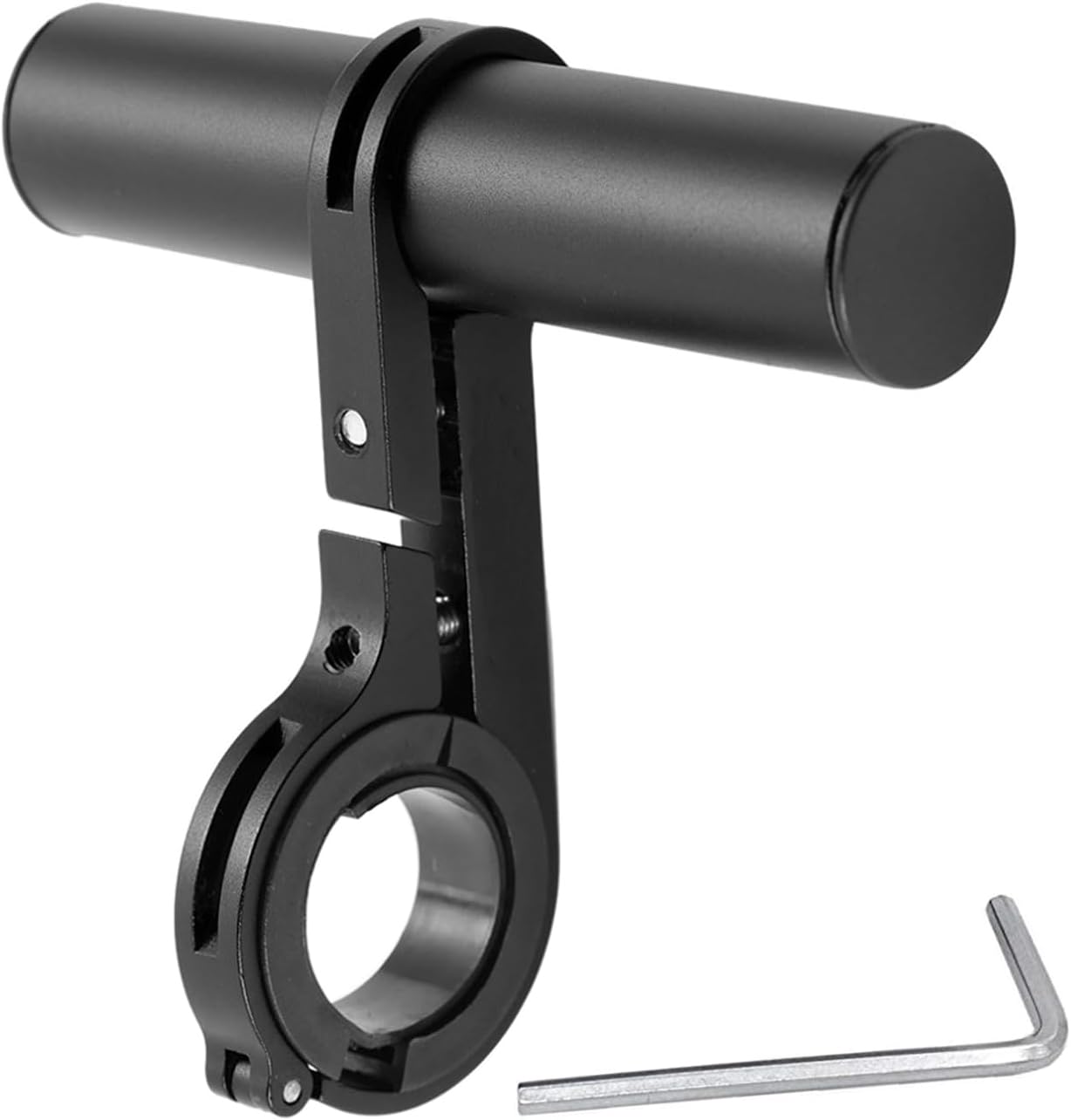 Lenkerverlängerung Für Fahrräder, Lenkerverlängerungshalterung Aus Aluminiumlegierung Zur Montage Von Gps-licht, Smartphone Und Tachometer Am Fahrrad – Schwarz