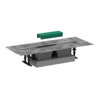 hansgrohe uBox universal Komplettset 600mm, f Stand-Ins f Duschrin. Fertigs