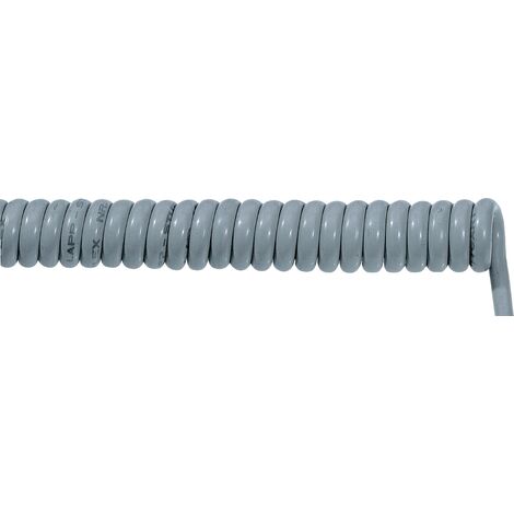 Lapp - 70002658 Spiralkabel Ölflex® Spiral 400 P 1500 Mm / 4500 Mm 4 G 1 Mm² Grau 1 St.