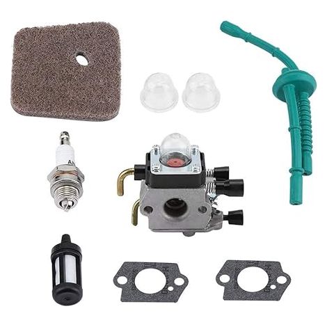 Vergaser-reparatursatz Für Stihl Fs55, Fs55r, Fs55rc, Fs38, Km55, Hl45, Km55r, Kraftstoffleitungssatz Für Luftfilter, Zündkerzensatz