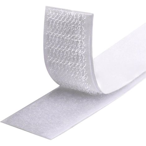 Extrem Starkes Doppelseitiges Klettband, 25 M X 2 Cm, Zur Befestigung Von Bilderrahmen (weiß)
