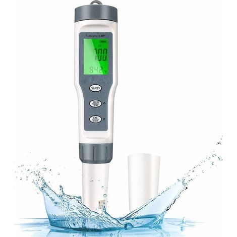 Wasserqualitätstester, Ph-wassertester, Ph-aquarientester, Ph-tester Für Schwimmbäder Mit Lcd-bildschirm, Tds-wasserqualitätstester Für Trinkwasser, Hydrokultur, Schwimmbäder, Aquarien