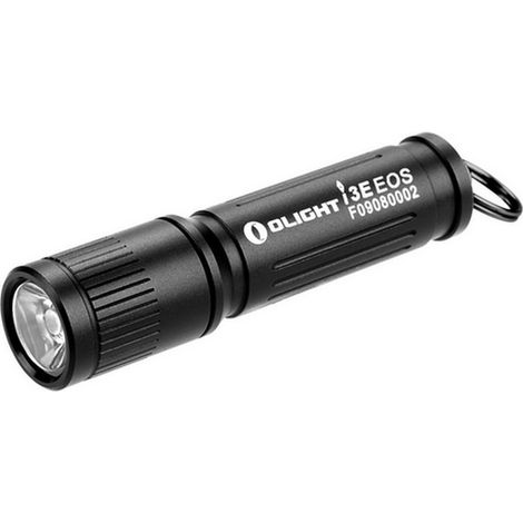 Mini-schlüsselanhänger-taschenlampe, 90 Lumen, Schwarz, Kleine Taschenlampe Mit Aaa-batterie