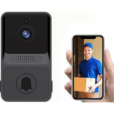 Kabellose Video-türklingel, Kompatibel Mit Smart-türklingeln, Verbindet Sich Kabellos Mit Der Türklingel. 1080p-kamera Mit Akku, Zwei-wege-audio.