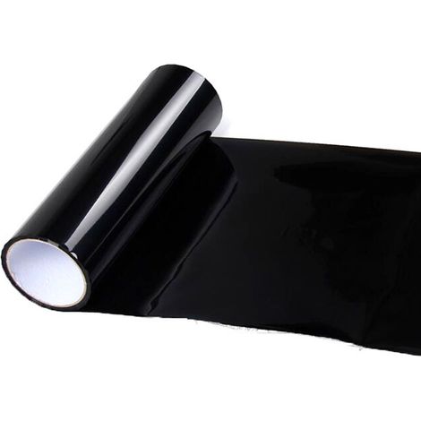 Helle Vinyl-autofolie, 30 X 200 Cm Klebefolie, Autofolie, Schwarze, Helle, Wasserfeste Und Blasenfreie Folie, Für Auto, Motorrad, Fahrrad Usw., Mit Oder Ohne