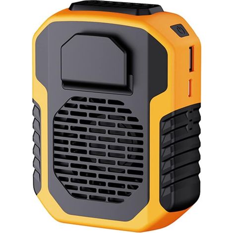 Großer Outdoor-hängeventilator, 6000 Ma, Mini-tragbar, Usb-ladegerät, Leistungsstarker, Blattloser Elektrischer Nackenventilator