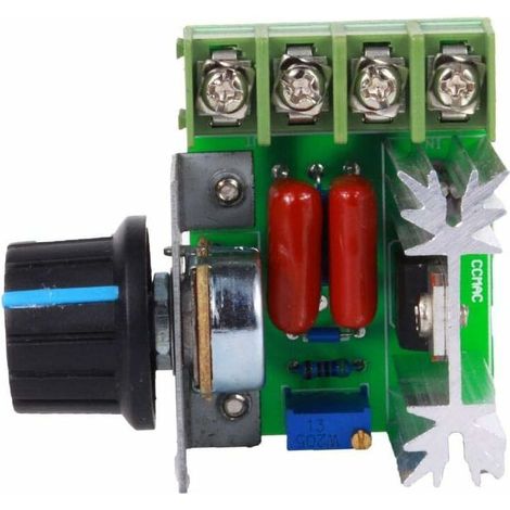 Motordrehzahlregler, Ac 50–220 V, 2000 W, 25 A, Ac-motordrehzahlregelungsmodul, Drehzahlregler, Einstellbarer Spannungsregler