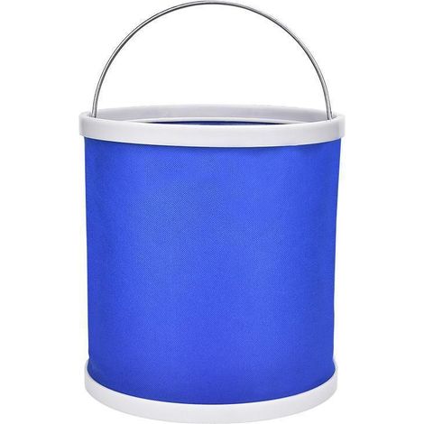 Tragbares 2-teiliges Waschbecken, Faltbarer Angeleimer, Zusammenklappbares Becken, Faltbarer Wassereimer, Outdoor-ausrüstung