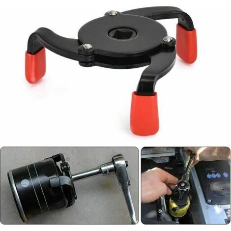 Ölfilterschlüssel Mit Drei Backen, 3/8"-vierkantantrieb, 60 Bis 95 Mm, 2,4"- Bis 3,7"-antrieb, Automatisch Einstellbar