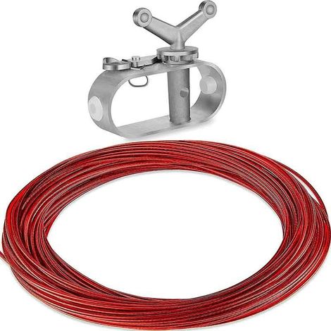 Spannkabelset Für Poolabdeckungen Mit 3 Winden Und Netzen (150 Fuß)