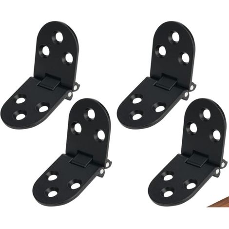 4 Stück Flache Falttürscharniere, Falttürscharniere, Klappscharniere, Scharniere Aus Legierung Für Nähmaschinentische, Klappscharniere Mit Schrauben Für Möbel, Schränke, Tische