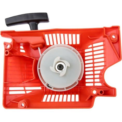 Einzelspulenstarter 45 Cm³ 52 Cm³ 58 Cm³ Für Kettensägen 4500 5200 5800, Rot