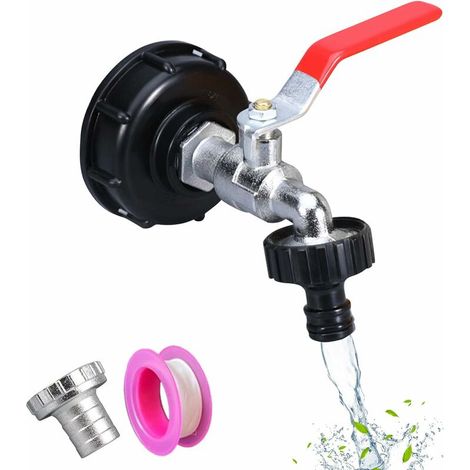 Ibc-tankanschluss Mit 3/4"-gewinde – Gewindebohrer Für 1000-liter-tanks, Regenwassernutzungsanlagen, Ventilauslassarmaturen Und Gartenschlauchanschlüsse