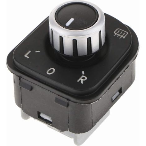 Oem 5nd959565b Verchromter Verstellknopf Für Außenspiegel Für Jetta Mk5, Golf Mk5, Mk6, Rabbit, Eos, Passat