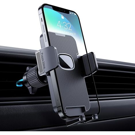 Autotelefonhalterung, 360-grad-drehbare Handyhalterung, Geeignet Für Lüftungsschlitze Im Auto, Gps, Kompatibel Mit Iphones Und Android-smartphones (schwarz)