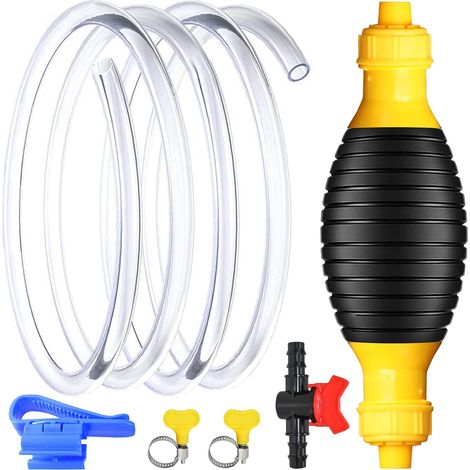Handkraftstoffpumpe Mit 3m-schlauch, Manuelle Flüssigkeitspumpe, Manuelle Kraftstoffpumpe, Manuelle Saugpumpe Für Benzin-, Diesel-, Öl-, Wasser- Und Flüssigkeitstanks