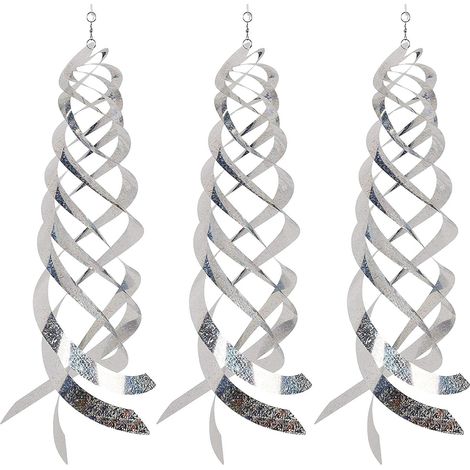 Seltene Perlen-vogelabwehr, Spiralförmige Vogelscheuche, Reflektierende Vogelscheuchenstäbe, Dekoratives Spinner-abwehrgerät, Hält Vögel Aus Haus Und Garten Fern.