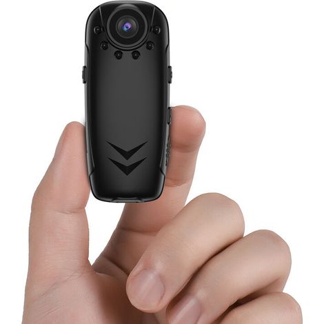 Überwachungskamera Für Den Innen- Und Außenbereich, Multifunktionaler Videorekorder Mit Tragbarer Körperkamera Mit Bewegungserkennung, Infrarot-nachtsicht Für Auto, Büro Usw.