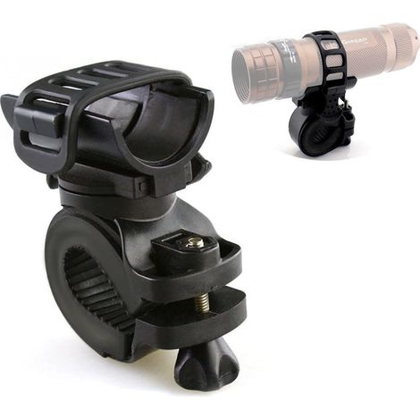 360°-fahrradtaschenlampenhalterung, Fahrradhalterung, Halterung Für Led-taschenlampe, Klemmclip Für Fahrrad, Mountainbike