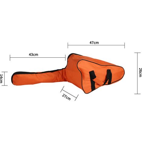 Kettensägen-tragetasche – Tragbarer Schutz – Wasserdicht – Passende Aufbewahrungstasche (90 X 26 X 27 Cm/orange)