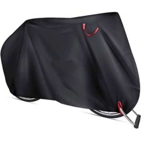 Outdoor-fahrradabdeckung, Dickes 210d Oxford-gewebe, Schwarz, 200 X 110 X 70 Cm, Für Mountainbikes Und Rennräder