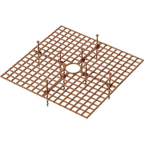 2-teiliges Schutzgitter Für Blumentöpfe, 30 Cm Zuschneidbares Pflanzenschutzgitter, Braunes Quadratisches Blumentopfgitter Für Hunde, Katzen, Kinder Und Haustiere