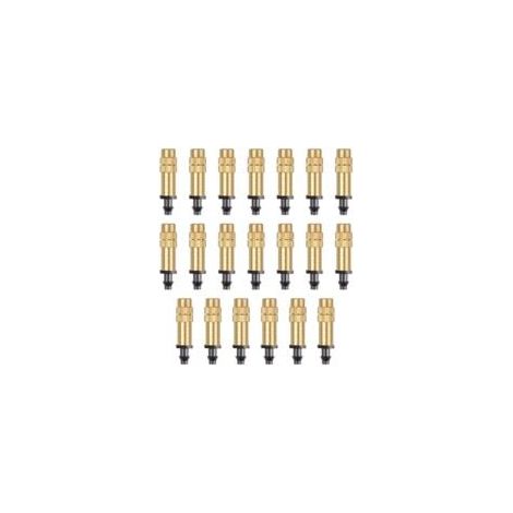 Verstellbare Messing-sprühdüsen – 20er-pack – Gleichmäßige Zerstäubung Für Garten- Und Gewächshausbewässerung – 4/7-kompatibler Anschluss – House20