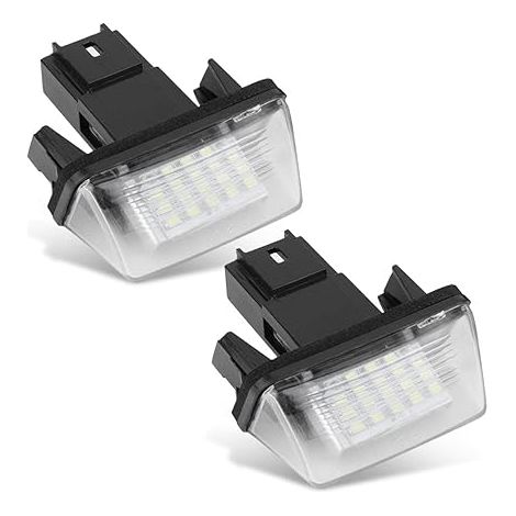Kennzeichenbeleuchtung, 2 Stück Led-kennzeichenleuchten Links Und Rechts Für Led-lichtleisten C3 2002-2009