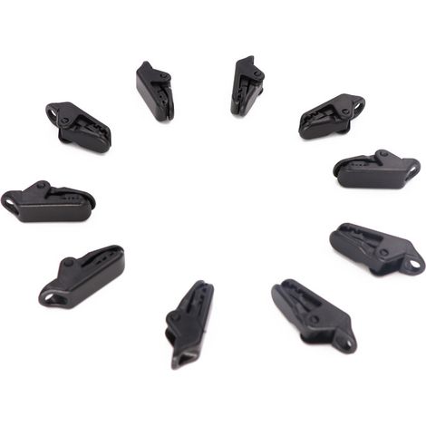 Planenclips, Zeltclips, Kunststoffclips, 10 Kunststoff-zeltplanenclips, Zeltclips Für Camping, Pavillonklemmen, Schwarze Planenclips Für Markisen Und Outdoor-aktivitäten