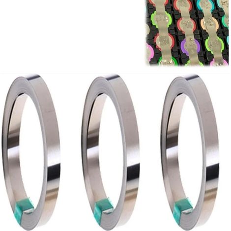 Rollen Nickelband: Reines Nickelband, 0,18 Mm X 10 M Punktschweißband, Korrosionsbeständiges Nickel-punktschweißband Für 18650-batterien