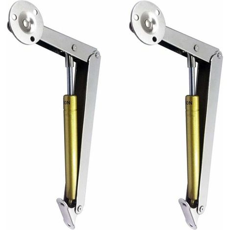 Packung Mit 2 Pneumatischen Deckeldrückern (200 N/44 Lb), Robustem Gasfeder-deckelstützscharnier Mit Soft-close-mechanismus.