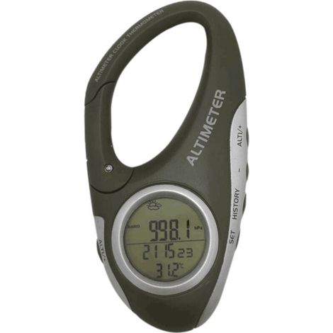 Barometer, Höhenmesser, Thermometer, Wettervorhersagemonitor Für Klettern, Camping Und Outdoor-sportarten, Multifunktional Mit Hintergrundbeleuchtung