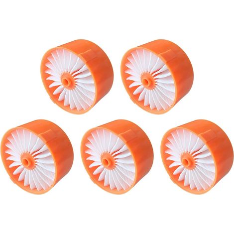 5x Filter Für Schwarzen Akku-stielstaubsauger Powerseries Bsv2020g