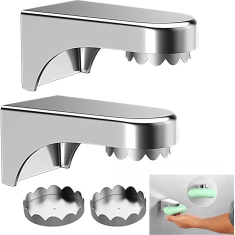 2-teiliger Magnetischer Seifenhalter, Magnetische Seifenschale, Magnetischer Seifenhalter Ohne Bohren, Magnetische Seifenschale, Magnetischer Seifenhalter, Für Bad, Küche, Waschbecken, Dusche