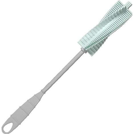 1 Stück Babyflaschenbürste Mit Langem, Weichem Griff, Silikon-flaschenreiniger Für Tassen, Becher, Wasserkocher Und Weingläser