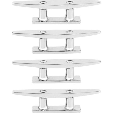 100-mm-bootsklampe Aus Edelstahl – 4er-pack – Korrosionsbeständig – Für Dock- Und Deckverankerung