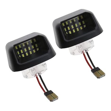 Paar Kennzeichenleuchten Hinten, 18 Leds, 26510 Zp50a, 6500k, 12v, Kompatibel Mit Navara D40 (2004–2020), Armada, Titan Und Xterra