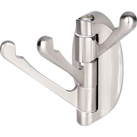 Schwenkbare Wandgarderobe Aus Edelstahl Mit 3 Klappbaren Armen, Um 180° Drehbarer Kleider-/haken-/handtuchhalter (11,4 Cm X 4 Cm X 11 Cm)