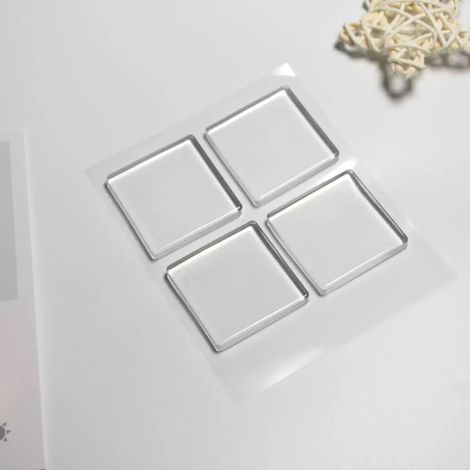 4 Stück Universelle Antivibrationspads, Antivibrationsmatten Für Waschmaschinen, Rutschfeste Silikonmatten Für Waschmaschinen (transparent)