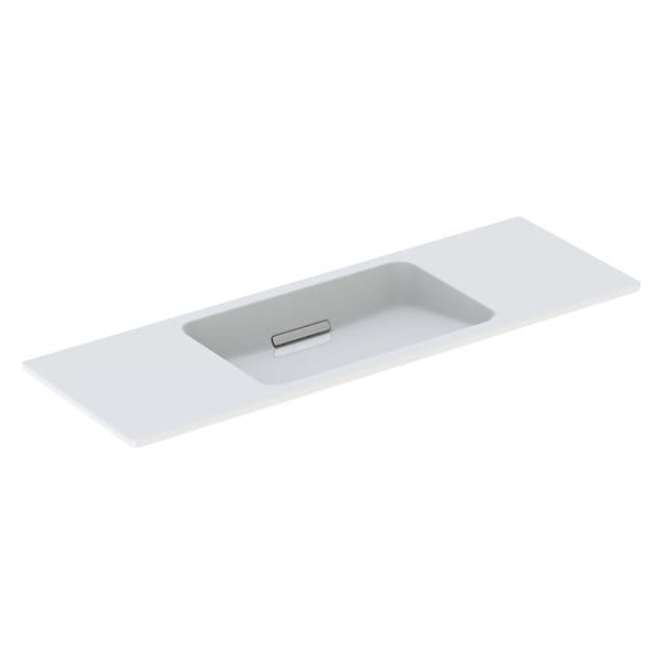 Geberit Waschtisch One 120x40cm, o HL, Ü vd, we. K-Tect/Bl vc