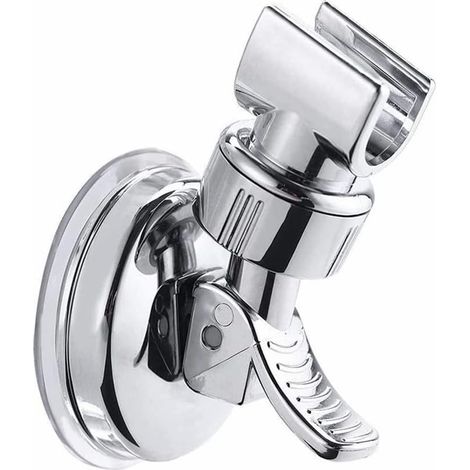 Duschkopfhalterung, Handbrausehalterung Mit Saugnapf, Verstellbare Und Abnehmbare Duschkopfhalterung, Wandhalterung Mit Saugnapf