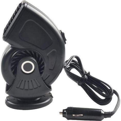 Autoheizung, 12v 150w Für Autos, Mehrzweck-lüfter, Tragbar, Zum Enteisen, Beschlagen Und Für Die Windschutzscheibe (schwarz)