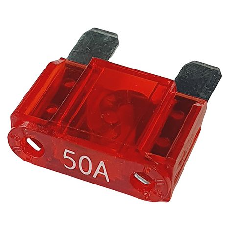 Kfz-flachsicherungen (20–80 A), Stecksicherungen, Auswahl: 50 A, Rot, 3 Stück