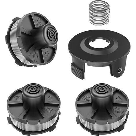 Stück Drahtspulen Ersatzspule Für Makita 18v Rasentrimmer Dur181z/dur181rf/dur181, Für Makita 196146-9, Spulenabdeckung 195858-1 (3 Spulen + 1 Spulenabdeckung + 1 Feder)